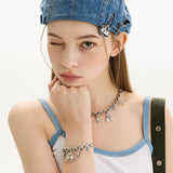 [SET] Pointe shoes Ribbon Star Mix Necklace + Bracelet