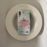 [MADE] ピンクベリーアクリルトック_マグセーフスマートトック
