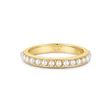 ゴールドシェルパールビーズ 14Kゴールドメッキ + 925シルバーリング R069-03G