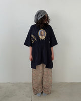 Wide Hole Button Beanie