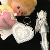 【MADE】 ハート レース ケーブルホルダー キーリング