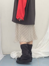 Number-printed color long sleeve