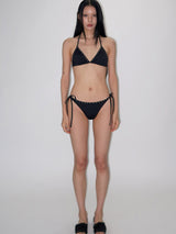 Black stud bikini - Triangle top