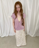 BELL DRAPE WRAP T-SHIRT