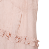 CHIFFON FRILL STRAP DRESS