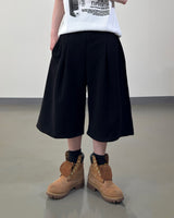 Bant Heavy Sweat Four-Tuck Bermuda Pants