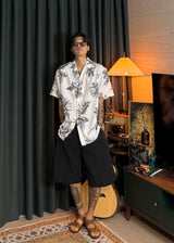 Overfit Bermuda Backbanding Slacks Shorts 3COLOR