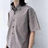 Relaxed Fine Check Shirt