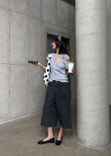 TUCK BERMUDA PANTS (2color)