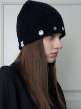 FROST BUTTON BEANIE