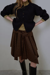 Balloon cardigan_black