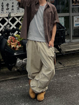 リニアストライプショートスリーブシャツ – M/L (3 Colors)