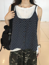 ウィズルドットレイヤードノースリーブ (2c)