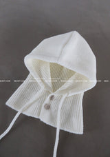 Button neck warmer hood bara clava