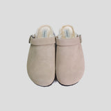 CHUBASCO CANTO FUR BACK STRAP MULE FCC2409 TAUPE