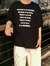 ビッグレタリングオーバーTシャツ