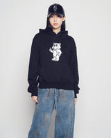 26SS WOMAN DIRTY WASHED WIDE DENIM PANTS