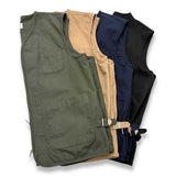 Vintage Oxford Zip-Up Vest