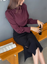 マチュネ スリット スパン マーメイド スカート