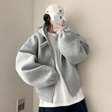Bado Neoprene Over Snap Hooded Zip-Up Jumper