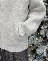 Helid Boucle Knit Zip-Up