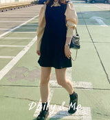 Mini sleeveless dress(onecolor)
