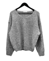 ゼンVネックボカシニット