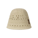 VA Patch Soft Knit Bucket Hat / Beige