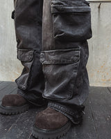 Hands Utility Pocket Cargo Denim