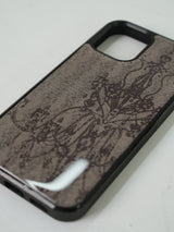 [MADE] lace khaki brown epoxy phone case