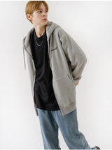 BLACKBUNNY BACK HOODIE ZIP-UP