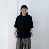 コントラストステッチボクシーT