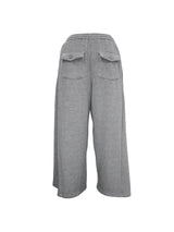 Pintuck Line Wide Sweatpants