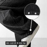 Barfan ウエストバンド2WAYヘムスナップ ノンフェードグリーンワイドパンツ