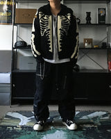 BT Skull Jagard Cowichan Knit Zip-Up (2C)