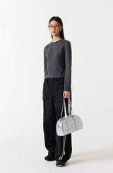 Odd-Signature-Cut-Off-Slim-Long-Sleeve - 3COLOR