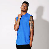 DB-027 SLEEVELESS BOX TEE BLUEタンクトップ