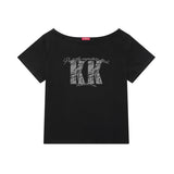 KKクラックワンショルダーTシャツ (SSDKNK-107)