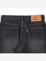オーセンティックルーズストレートジーンズ (BLACK)