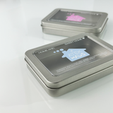 House Silver Mini Tin Case(Pink)