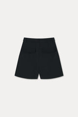 Cotton Twill Shorts_Black