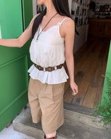 Ribbon blouse top