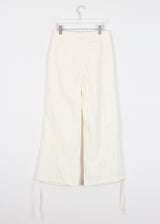 WIDE TUCK NYLON PANTS