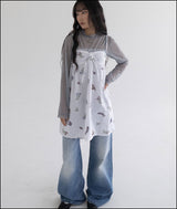 Hepin flower midi dress