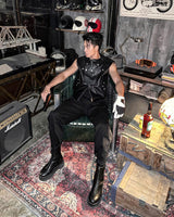 LEATHER BULLETPROOF GILE (Black)