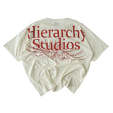 Hierarchy Studios - フラワーズワイドスパイダーリリーオーバーサイズTシャツ ホワイト