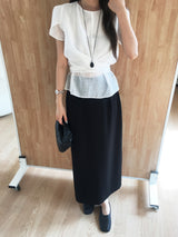 Saseon wrap blouse