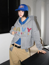 KITSCH APPLIQUE HOODIE