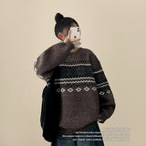 Ford Nordic Round Loose Fit Wool Knit