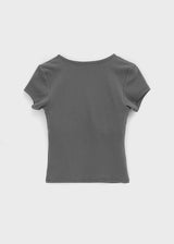 [MADE] Easy Henry Neck Short Sleeve Tee (Built-in Cap)
